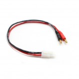 banana to tamiya14AWG Length 30cm rubber red black round cable